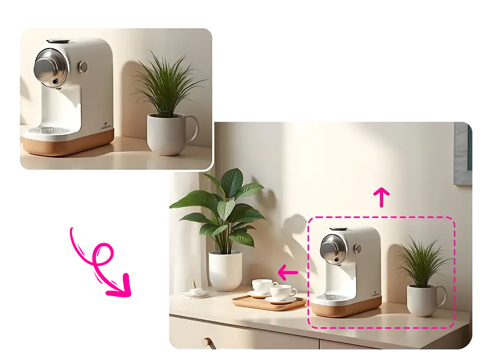 Repairing composition and resizing